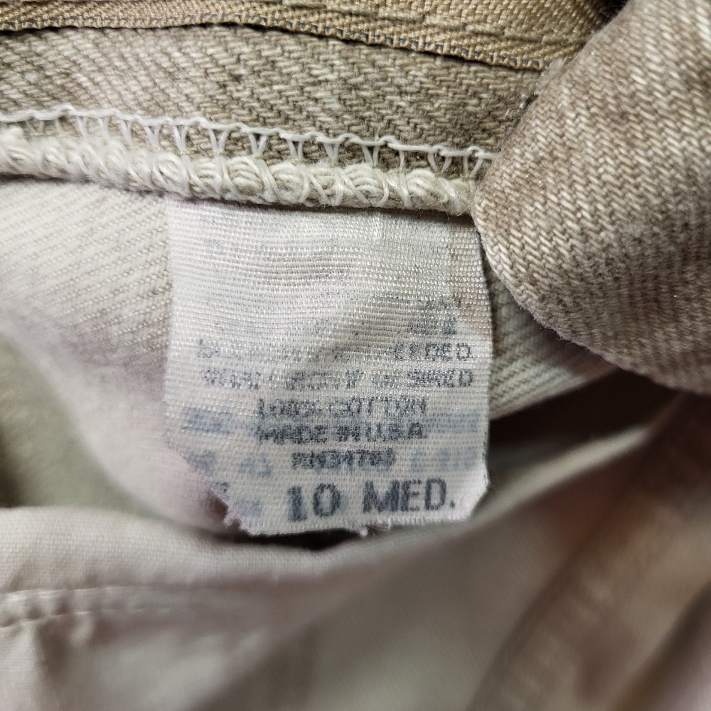 LEE Jeans Tan Denim Women's Size 10 Riveted Straight Leg Vintage Mom Jeans - Picture 4 of 4